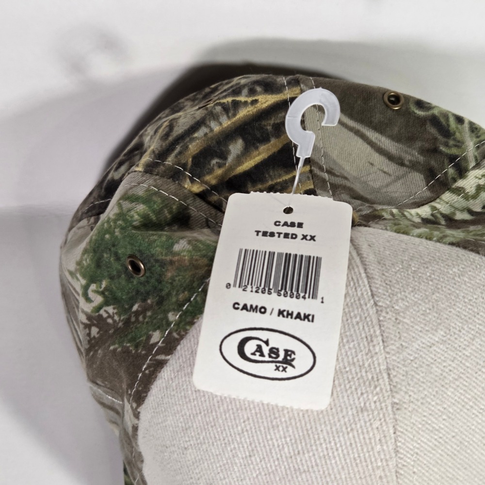 Case XX Hat Camo Khaki Embroidered Tested XX Baseball Cap Made in USA NWT - Picture 3 of 8